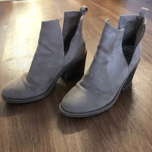 Taupe booties